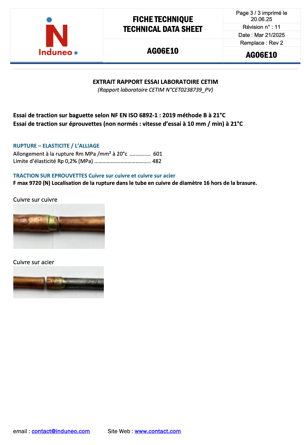 AG06E10- Brasure Argent enrobée - 6% Ag
