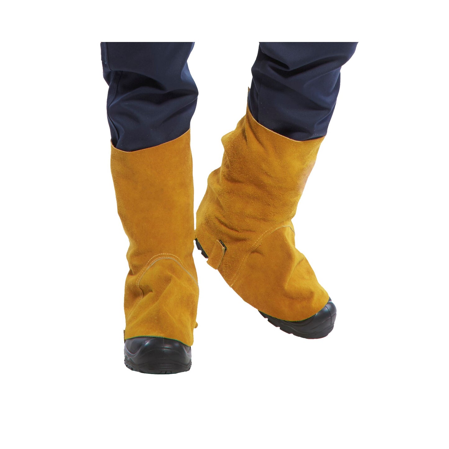 Guetres de soudeur en cuir